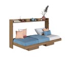 Ver imagem 4 de Cama Solteiro Juvenil Articulável Horizontal 80 Hanover Marrom/Mel