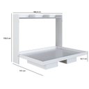 Ver imagem 6 de Cama Casal Articulável Horizontal 140 195cm x 156,8cm x 151cm Branco