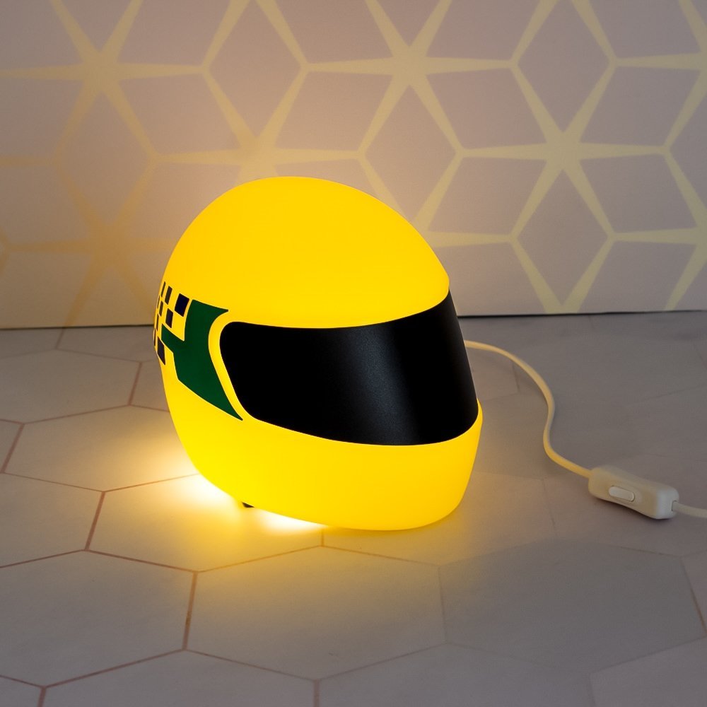 Luminária Capacete Fast Driver - Decoração