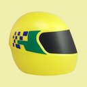 Ver imagem 2 de Luminária Capacete Fast Driver - Decoração