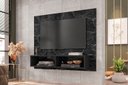 Ver imagem 5 de Painel para TV Tokyo Nero Marmorizado 2 Nichos