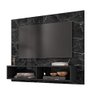 Painel para TV Tokyo Nero Marmorizado 2 Nichos - 4