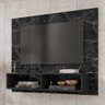 Painel para TV Tokyo Nero Marmorizado 2 Nichos - 1