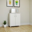 Ver imagem 1 de Balcão Multiuso Microondas 2 Portas Branco