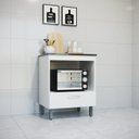 Ver imagem 1 de Balcão Forno com Tampo 86,5cm x 70cm x 53,5cm Branco