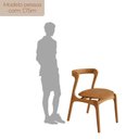 Ver imagem 4 de Conjunto com 2 Cadeiras em Madeira Celeste Marrom/Star Caramelo/Imbuia