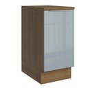 Ver imagem 1 de Balcão de Cozinha 40 Cm 1 Porta Rustic/cinza Lux Madesa Rustic/cinza