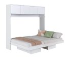 Ver imagem 4 de Cama Casal Articulável Horizontal com Portas 140 Hanover