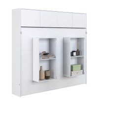 Cama Casal Articulável Horizontal com Portas 140 Hanover - 7