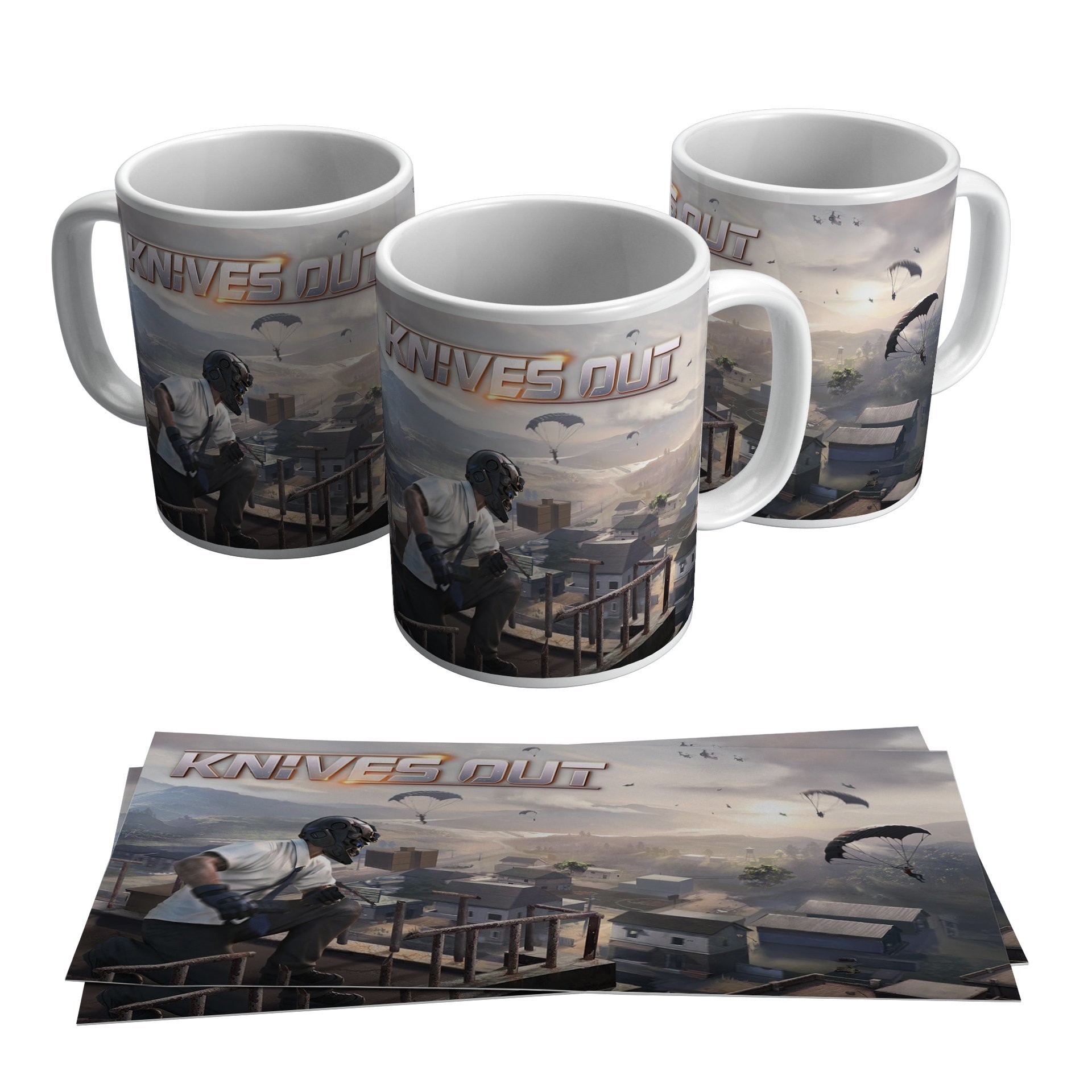 Caneca Jogo Knives Out Game Geek Gamer Criança - 1