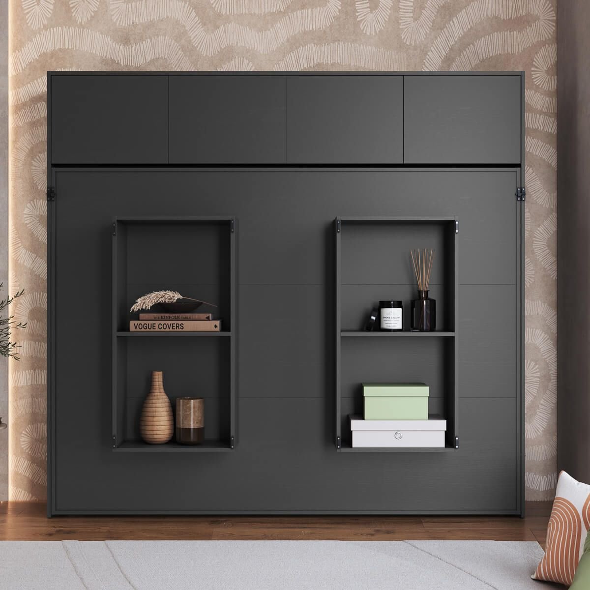 Cama Casal Articulável Horizontal com Portas 140 Hanover