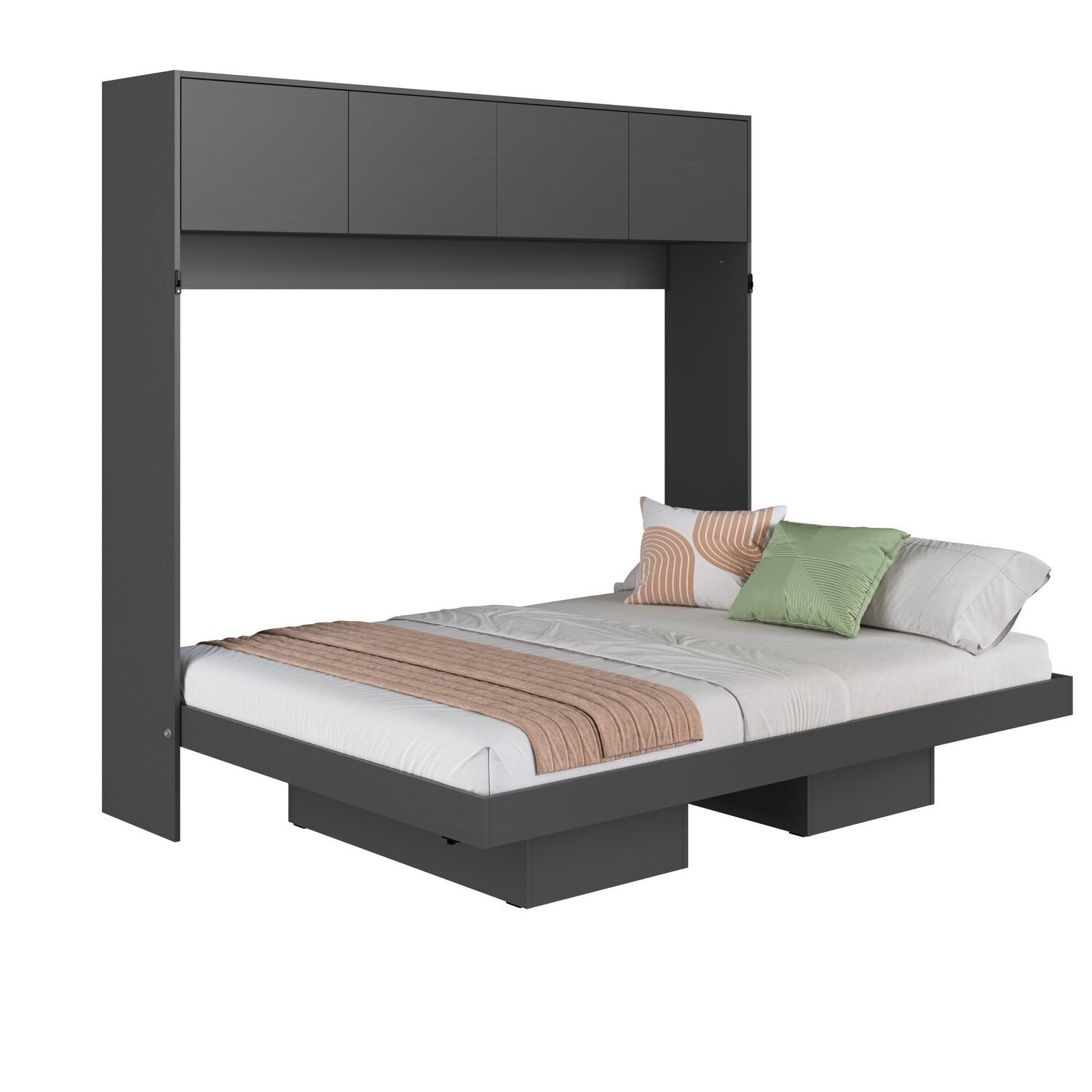 Cama Casal Articulável Horizontal com Portas 140 Hanover - 2