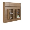 Ver imagem 7 de Cama Casal Articulável Horizontal com Portas 140 Hanover Yescasa Marrom/Mel