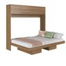 Cama Casal Articulável Horizontal com Portas 140 Hanover - 4