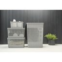 Ver imagem 7 de Cesto de Roupa Grid Bege 49 L com Tampa 38 X 28 X 55,2 Cm