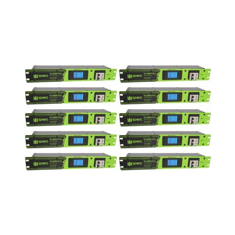 Kit com 10 Réguas para Rack Disjuntor Bipolar Dj5000 Full