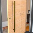 Ver imagem 2 de Puxador para Portas Aristocrata Ouro Velho 1,50 M