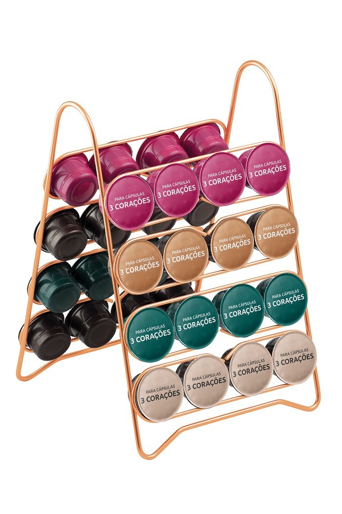 Suporte para 32 Cápsulas de Café Três Corações Gold - Cód 08305 - 1