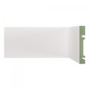 Ver imagem 1 de Kit Rodapé de MDF 30 Barras Lisas de 10CMX2,40m Rende 72 Metros Branco Moldufama
