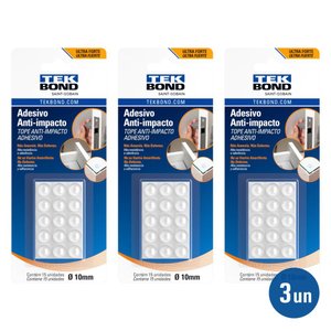 Kit 3 Adesivo Protetor Anti Impacto - Bumper Redondo P