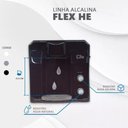 Ver imagem 2 de Purificador Super Água Alcalina Ionizada Gelada Ph 9,5 Redox/pral Negativo Flex He Preto 220v - Top