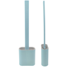 Escova de Silicone Limpador Vaso Sanitário Privada Base Suporte para Banheiro Azul - 7