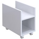 Ver imagem 1 de Suporte Para Cpu E Nobreak Com Rodízios Guide L03 Branco - Lyam Decor