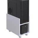 Ver imagem 3 de Suporte Para Cpu E Nobreak Com Rodízios Guide L03 Branco - Lyam Decor