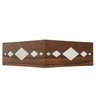 Luminária Decorativa Madeira Plafon Maresias Mirror 40cm:Pau Ferro - 4