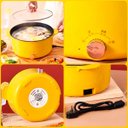 Ver imagem 4 de Panela Elétrica Amarela Multifuncional Gourmet Antiaderente 110V