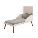 Ver imagem 4 de Berço Americano Isis 2 em 1 Flex Vira Mini Cama Infantil Rosa Fosco P/ Quarto do Bebê - Reller