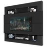 Painel Home com LED Suspenso Grande Luapa Milão Preto - 2