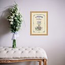 Ver imagem 2 de Quadro Moldura Dourada Lavanda Provençal 24x18cm:com Vidro