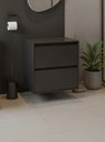Ver imagem 1 de Gabinete para Banheiro 60cm MDF Grafite Dubai - On Móveis