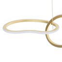 Ver imagem 4 de Lustre Pendente Nordecor Zena 2597 Ouro Champagne Led Bivolt