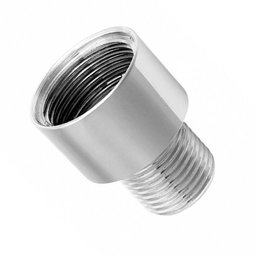 Bucha de Redução Blukit em Latão 3/4x1/2" Invertida Cromada - 3