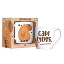 Ver imagem 2 de Caneca Porcelana Brasfoot Capivibes 1 Urban 300 Ml Branco