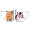 Ver imagem 3 de Caneca Porcelana Brasfoot Capivibes 1 Urban 300 Ml Branco
