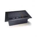 Ver imagem 6 de Caixa de Tomada Mesa Reunião Embutir Masticmol Preta Plástic