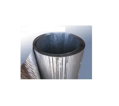 Aluminio Corrugado esp. 0,15mm s/b - 50 x 0,91m (Rolo) Total Isolamentos Aluminio Corrugado 0,15 S/B - 1