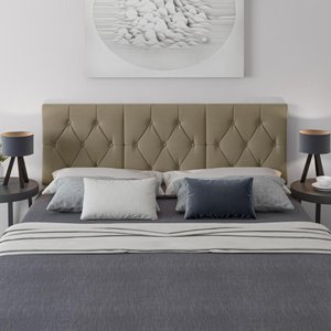 Cabeceira Suspensa Marca Bigsono Vitoria Caramelo Casal 1.40 X 0,55 X 0,05