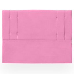 Cabeceira Casal Cama Box Estofada Camille 140 Cm Veludo - 1