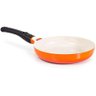 Frigideira Le Cook Ceramica Induçao Premier Orange 24cm 1,7l Cabo Destacavel - 1