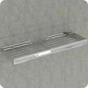 Ver imagem 4 de Porta Shampoo Inox Suporte De Parede Banheiro MAX