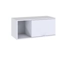 Ver imagem 1 de Armário Aéreo com Nicho e Porta Basculante 35x80x35cm Wlnp80 Branco Chess