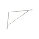 Ver imagem 2 de Kit Suporte Prateleira Com 6 Peças Em Aço Mão Francesa 45x30 - Cor: Branco