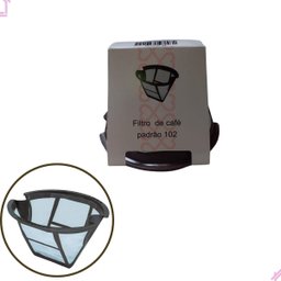 Coador Mini Filtro de Café Permanente 102 Refil Amélia Durável - 2