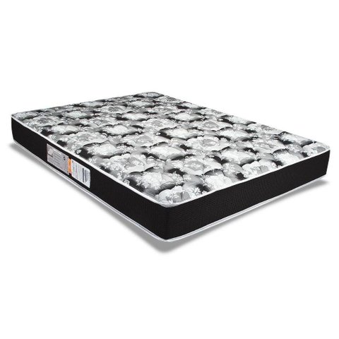 Colchão Casal Luckspuma Espuma D33 Supreme Prtó Saúde Black (138x188x17) - 