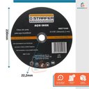 Ver imagem 2 de Kit 5 Disco de Corte Aço Inoxidavel Corte Preciso 9x7/8 Polegadas - Starfer