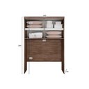 Ver imagem 7 de Quarto Modulado Casal Bari 5 Peças Armário Ponte + Closet + 2 Guarda Roupas + 2 Complementos QCM02 C